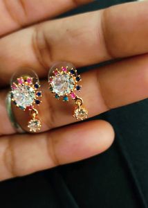 Press Fit Diamond Earring