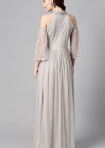 Elegant Grey Ethnic Gown