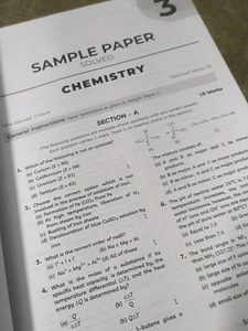 EDUCART Sample Papers CHEMISTRY For Class 11 CBSE