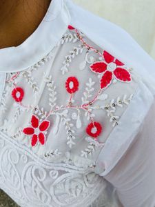 White Kurti