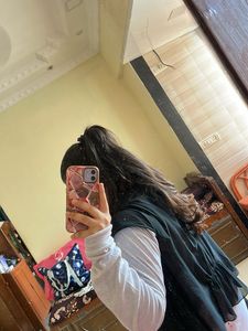 Cute Black Ruffle Top