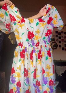 Floral Off-Shoulder Mini Dress
