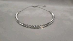 Sparkling Silver Choker