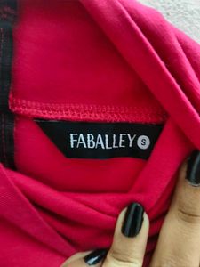 Faballey Hot Pink Bodycon Dress