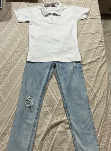 Tshirt And Jeans Pair