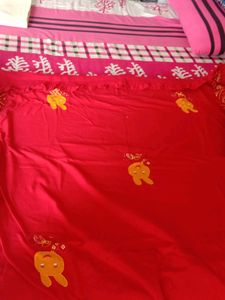 Red Colour Quilt Pure Cotton