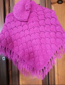 Crochet Poncho Set