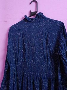 Elegant Navy Blue Maxi Dress