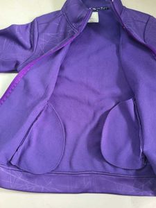 Purple Fleece Jacket For Winters