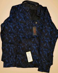 Flying Machine Black Slim Fit Casual/Party Shirt