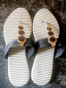 Striped Flip-Flops