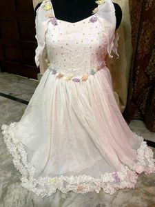 Flared Barbie Ruffle Kawaii Dress Cute Princess