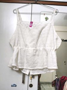 Zudio Bohemian Hakoba Top With Lace Detailing