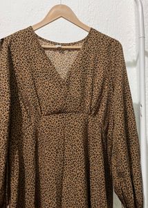 Animal print Midi dress