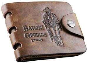 Bailini Men Brown Genuine Leather Wallet