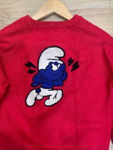 Vintage Smurfs Winter Top - Size M/L