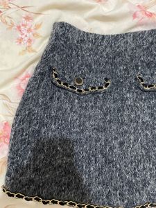Zara Furry Skirt