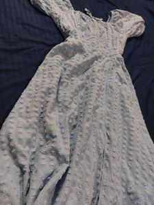 A-line Blue Dress