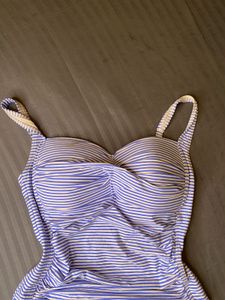 stripped padded bodysuit