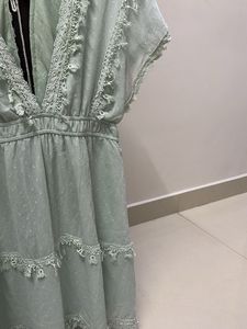 Dress In Sea Green Colour