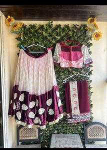 Wine Color Lehenga Choli Set