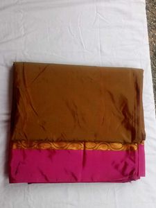 Elegant Green&pink Saree