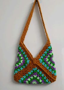Crochet 🧶 Granny Square Bag