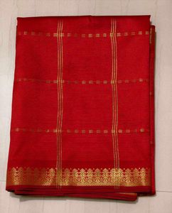 Elegant Red Saree