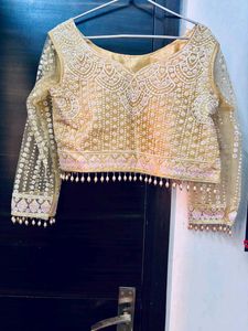 Vert Beautiful Light Mustard Colour Lehnga