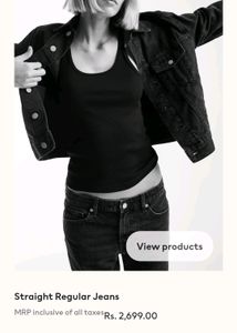 H&amp;M Straight Jeans | No Flaws