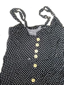 Polka Dot Button-Down Dress