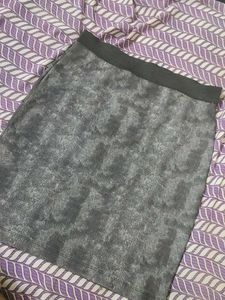 Gray Wash Mini Skirt