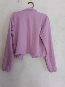 Light purple (lilac) Cropped Blazer + pants