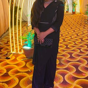 Elegant Black Saree