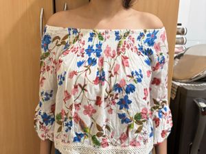 Floral Off Shoulder Top