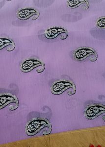 Lavender Colour New Saree