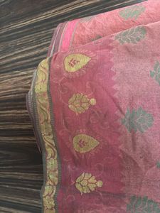 Pink Design Saree