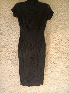 Dragon Embroidered Cut Dana Chinese Dress