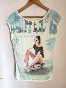 BERSHKA BEAUTIFUL Graphic Print Tee