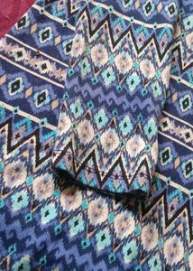 Patterned Mini Dress