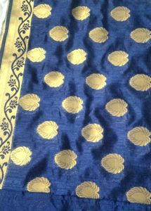 Elegant Blue Saree🎆{No Blouse Piece,Only Saare}