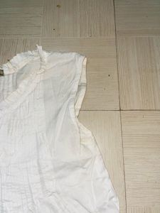 Denim Jacket &amp; White Dress