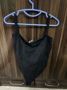 New H&amp;m Fitted Black Bodysuit
