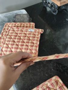 Plaid Potholders (Set of 4)