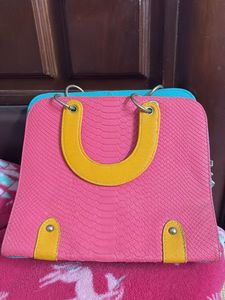 Funky Pink &amp; Colorful Handbag