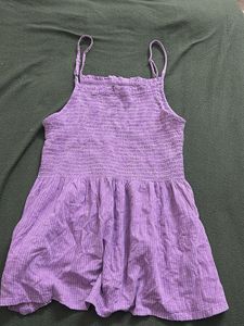 Cute Purple Sleeveless Top