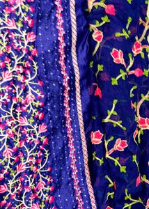 Embellished Navy Blue Patiala Suit❤️
