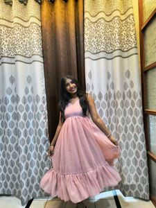 Pink Ruffle Sundress