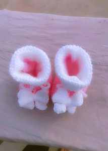 Handmade Crochet Baby Booties