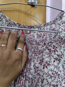 Floral Print Kurta Wth Pant Nd Dupatta